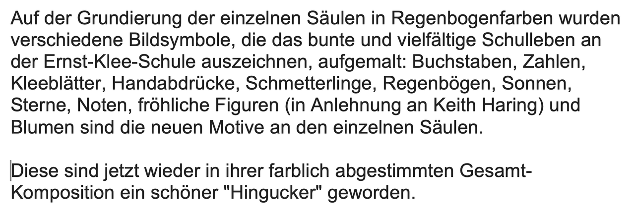 Viele Säulen