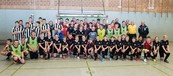 Mannschaften bei dem Integrationsturnier