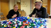 Schüler mit Verschlüssen