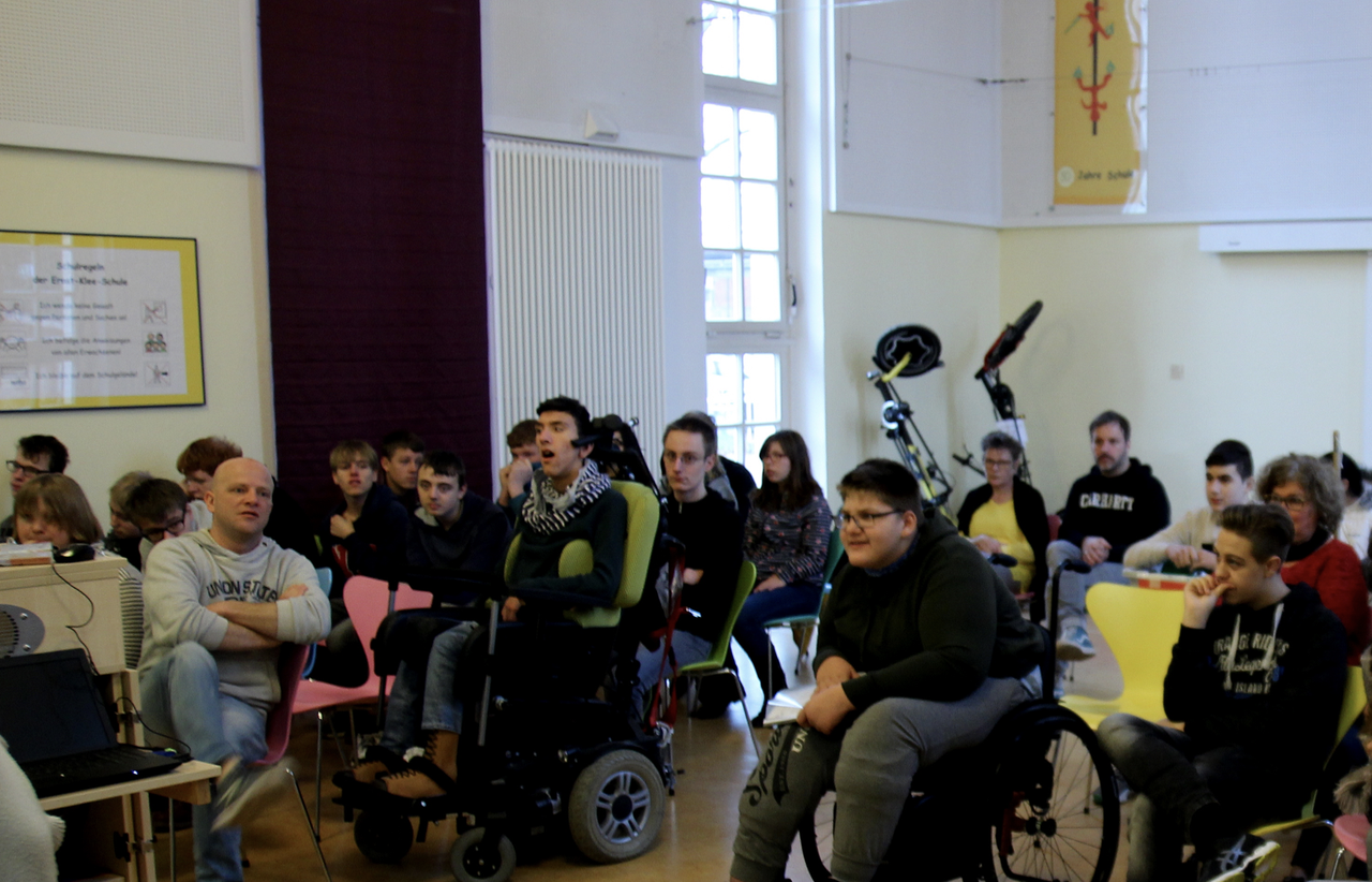 Betriebsfeier in der Aula