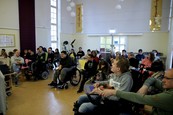 Betriebsfeier in der Aula