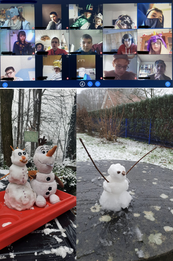 Karneval-Schneemann