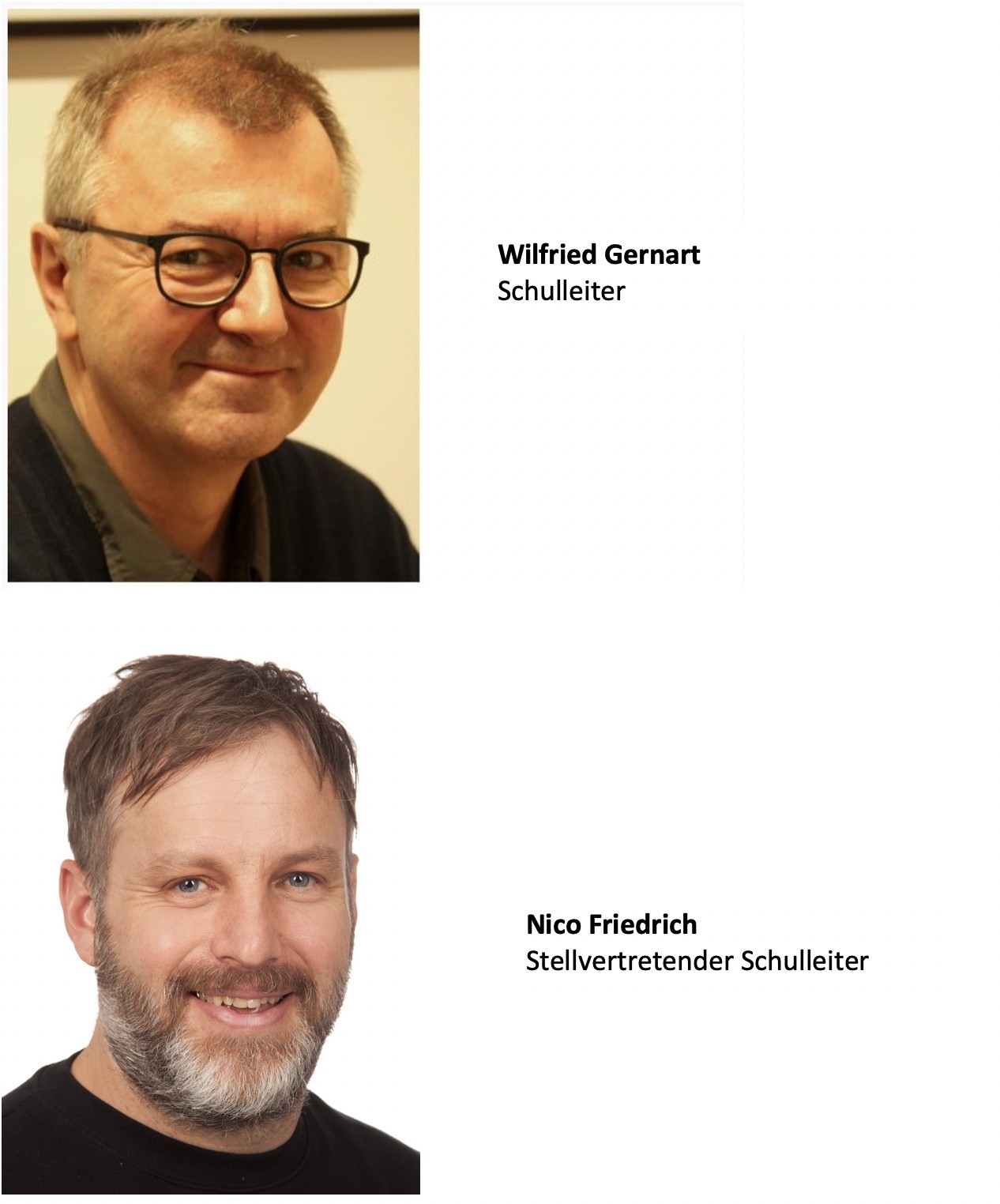 Schulleiter und Stellvertreter
